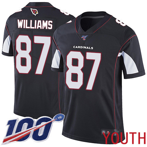 Arizona Cardinals Limited Black Youth Maxx Williams Alternate Jersey NFL Football #87 100th Season Vapor Untouchable